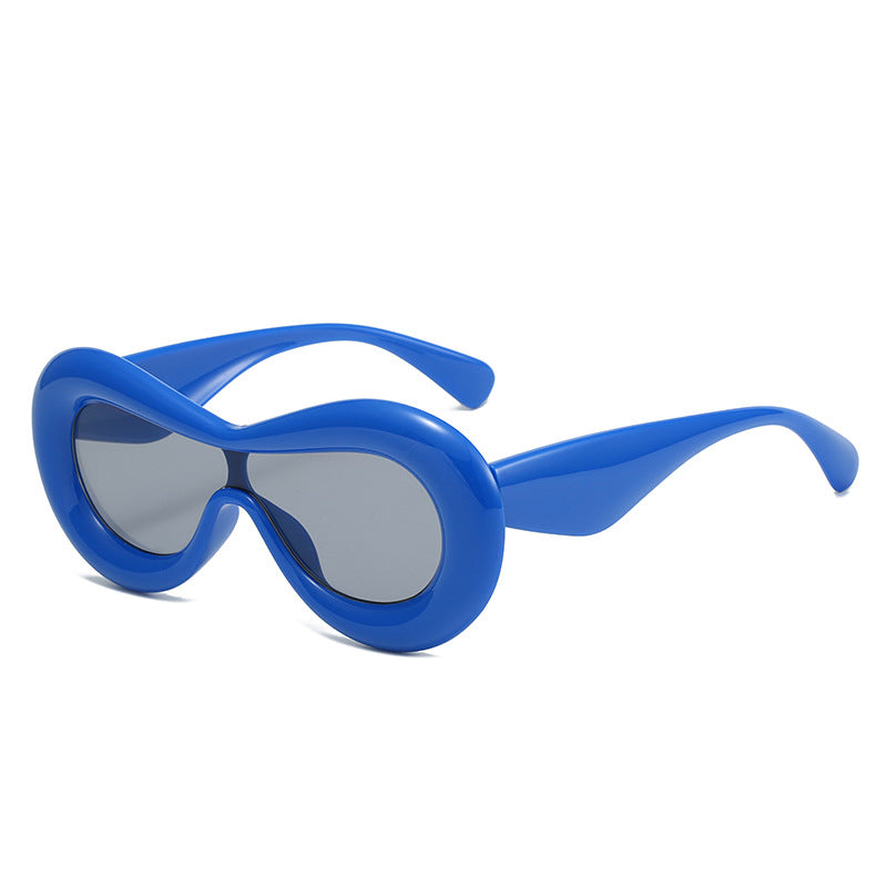 Damer futuristisk øyemaske solbrille Skanto