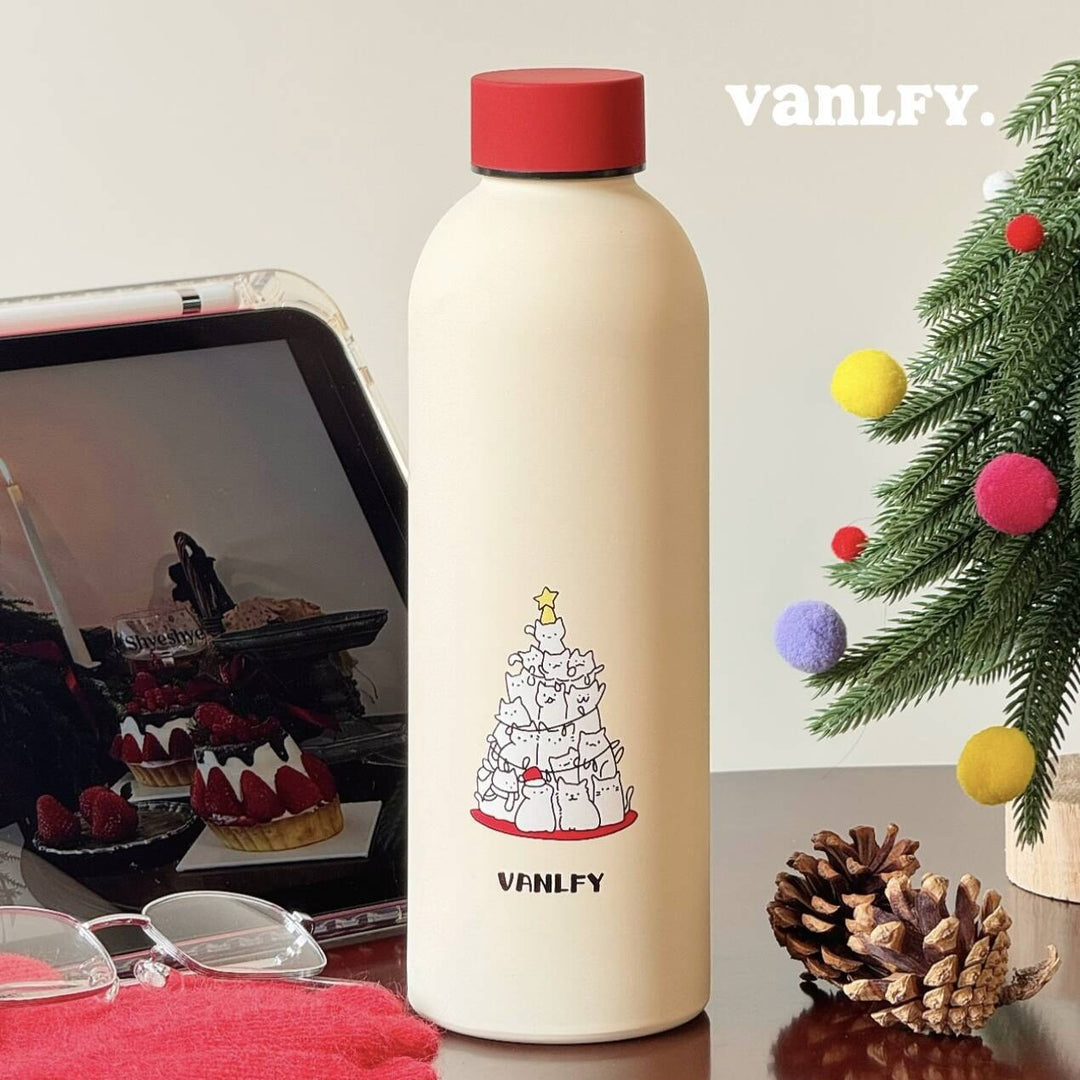 Dame isolerende drikkeflaske med det glade Hello Kitty motiv Skanto