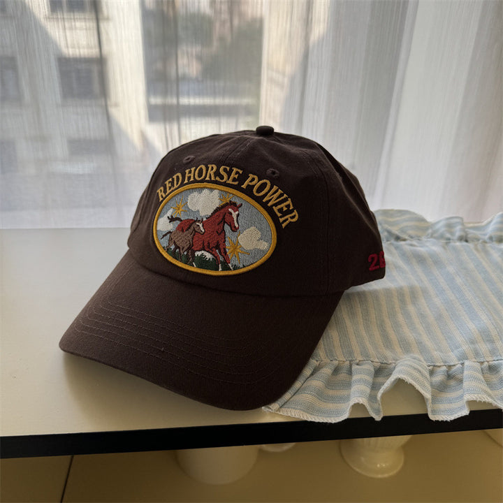 Menn's Casual Brodert Caps Skanto