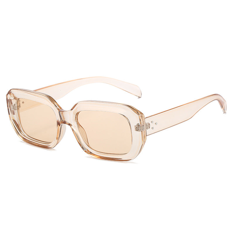 Dame oversized firkantet solbrille med trendy design Skanto