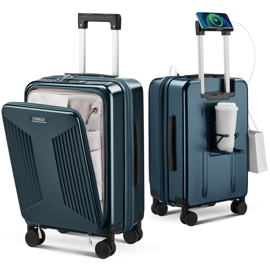 Unisex Smart Charging Hard Shell Trolley Bagasje Skanto