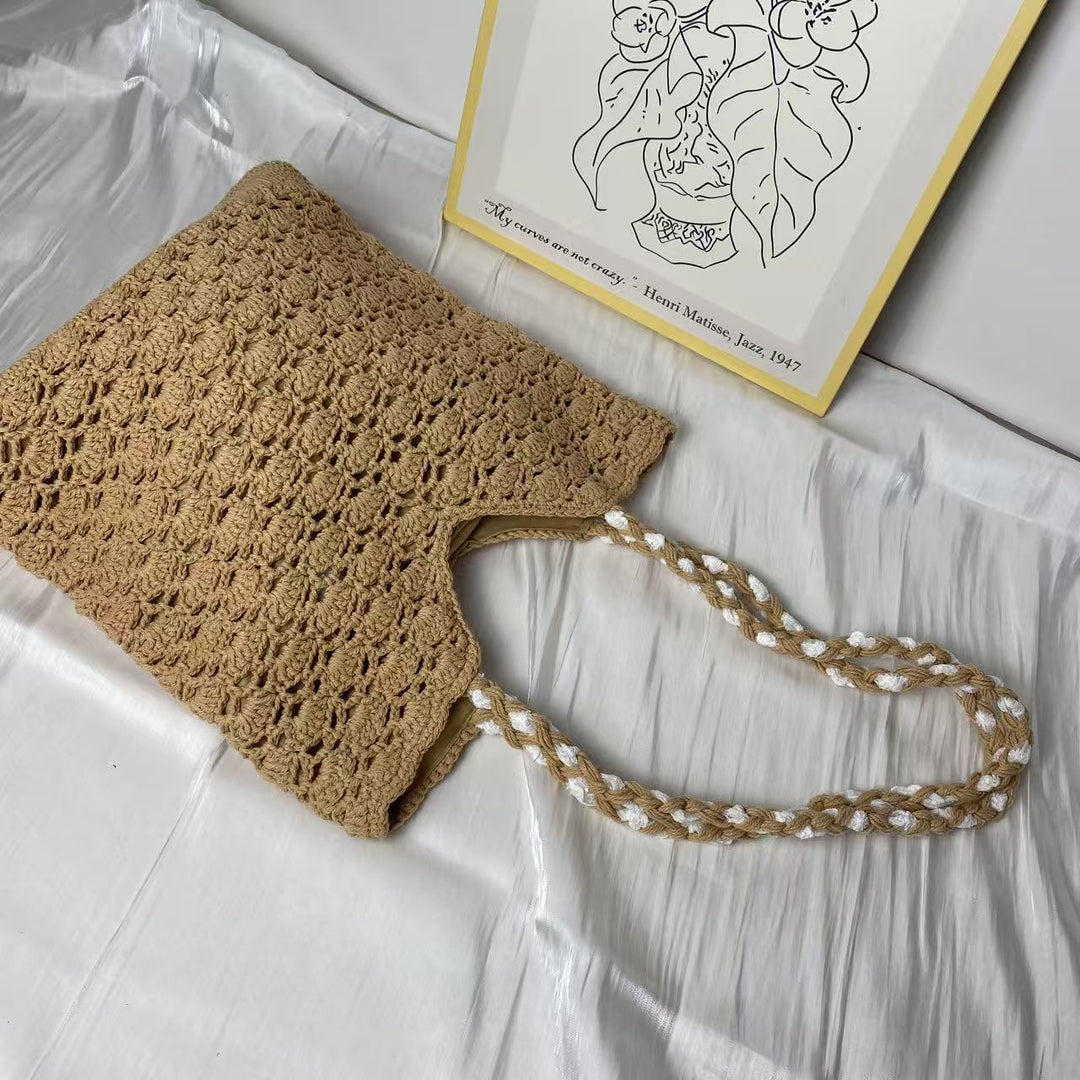 Håndkniplet Shopper Bag Skanto