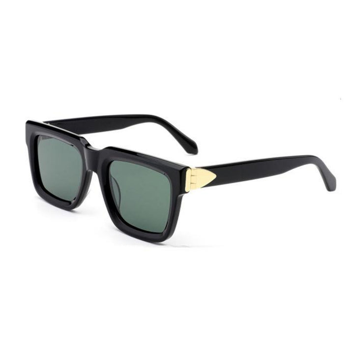 Dame moderne Oversize-solbriller med elegant ramme Skanto