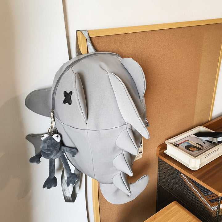 Søtt fiske-tegn design skole ryggsekk