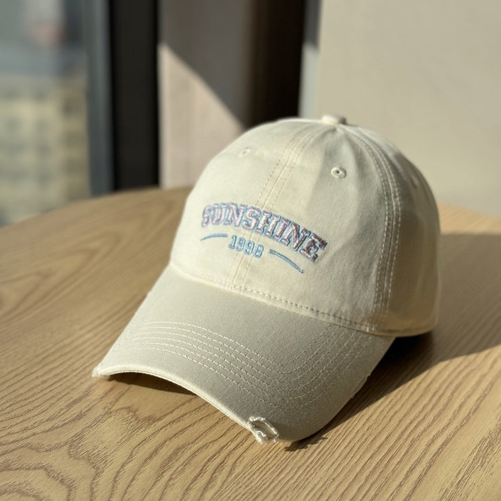 Dame's Casual Distressed Baseball Cap Skanto