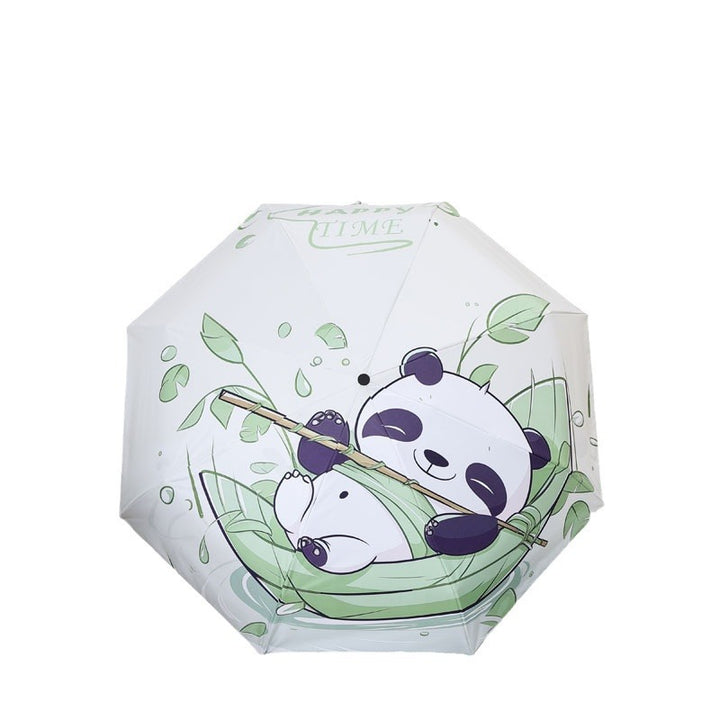 Damer kreativ folded regnparaply med leken motiv Skanto