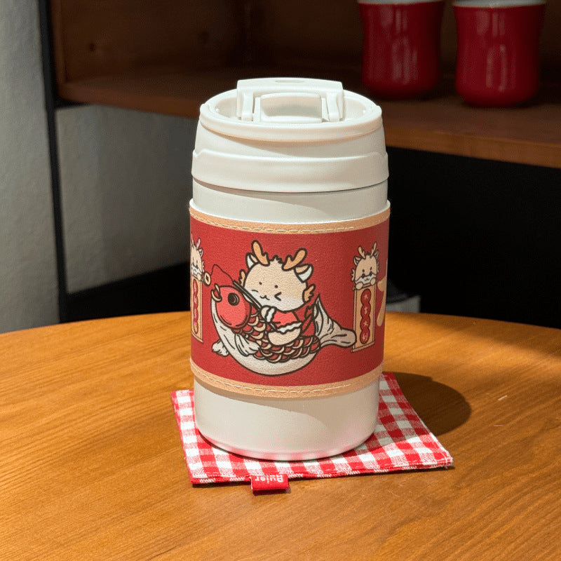Dame Isolert kaffe-kopp med elegant design og sikkert lokksystem Skanto