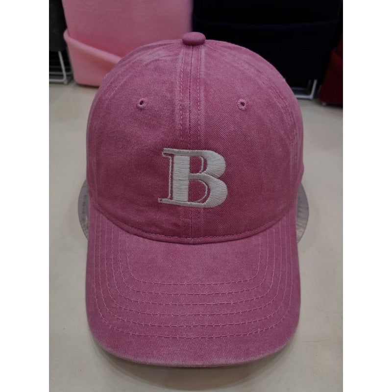 Kvinne Slitt Kato Baseball Caps med Bokstav Broderi Skanto