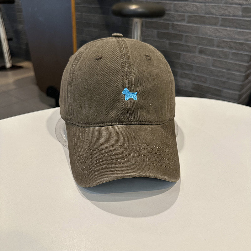 Herre Casual Brodert Bomullcaps Skanto