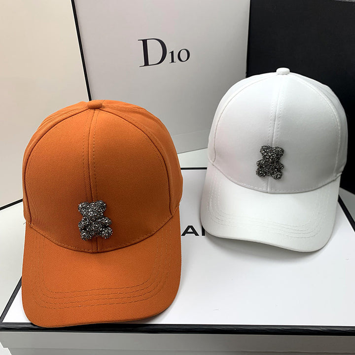 Kvinnens dekorert casual baseball caps Skanto