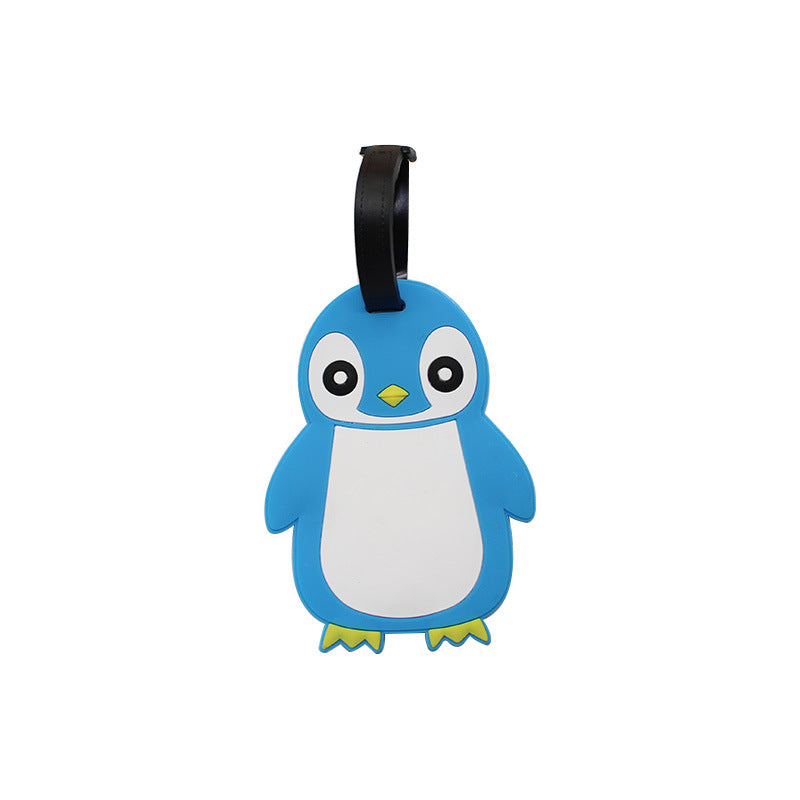 Unisex Cute Penguin Luggage Tag Skanto
