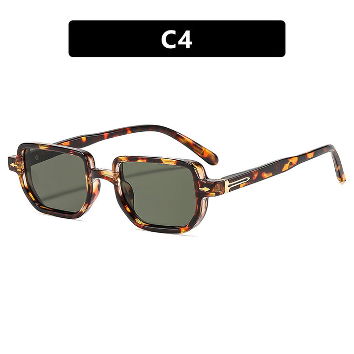 Dame kvadratisk solbrille med elegant design og polariserende glass Skanto