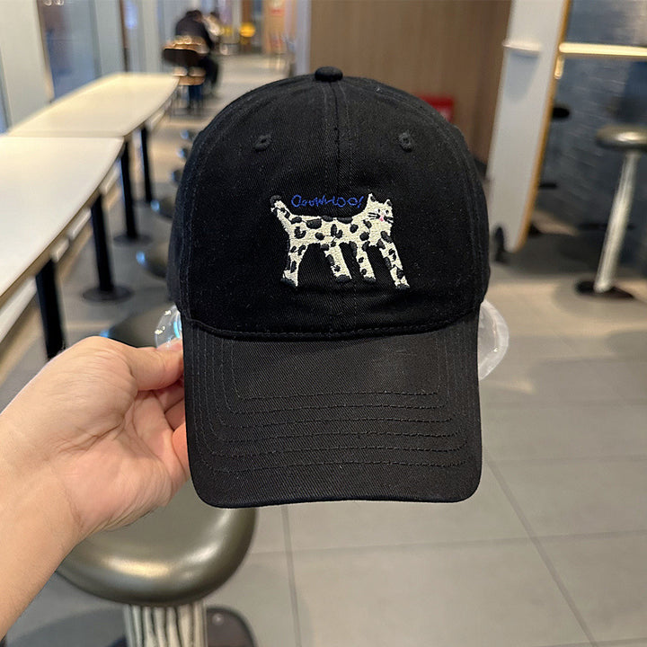 Kvinners trendy dyreprint baseballcap Skanto