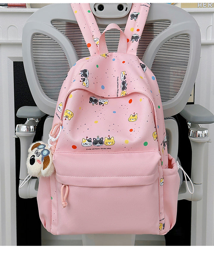 Cartoon Character Print Ryggsekk Skanto