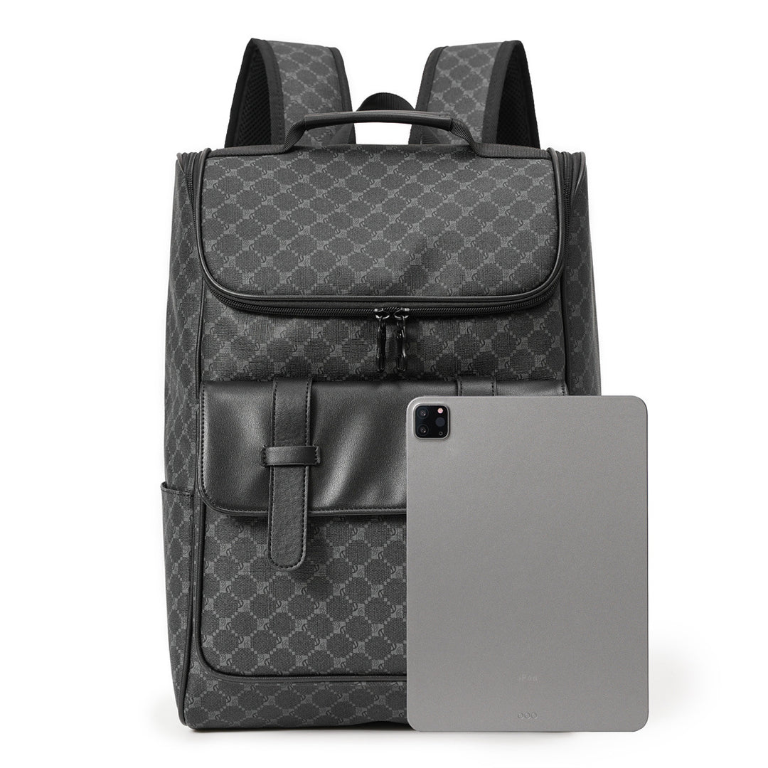 Elegant og praktisk laptop-ryggsekk med multifunksjonelle lommer Skanto