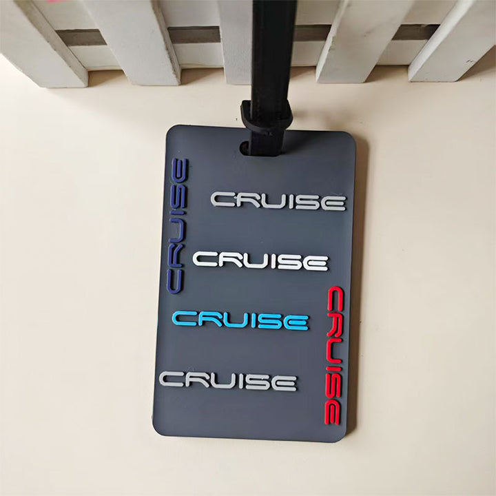 Unisex Golf Cart Theme Bag Tag Skanto