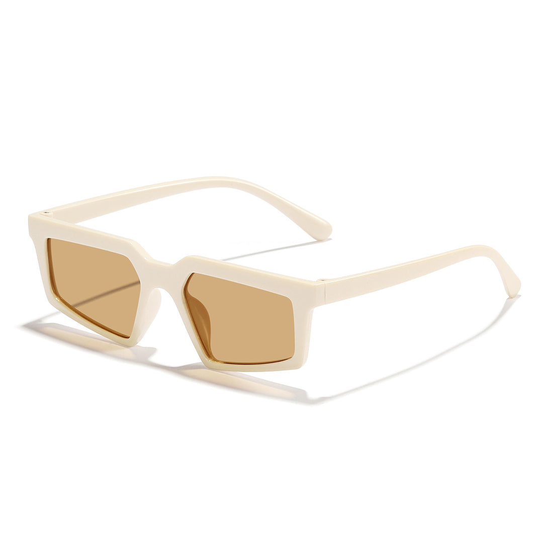 Dame moteriktig solbrille i urban polygon-design Skanto