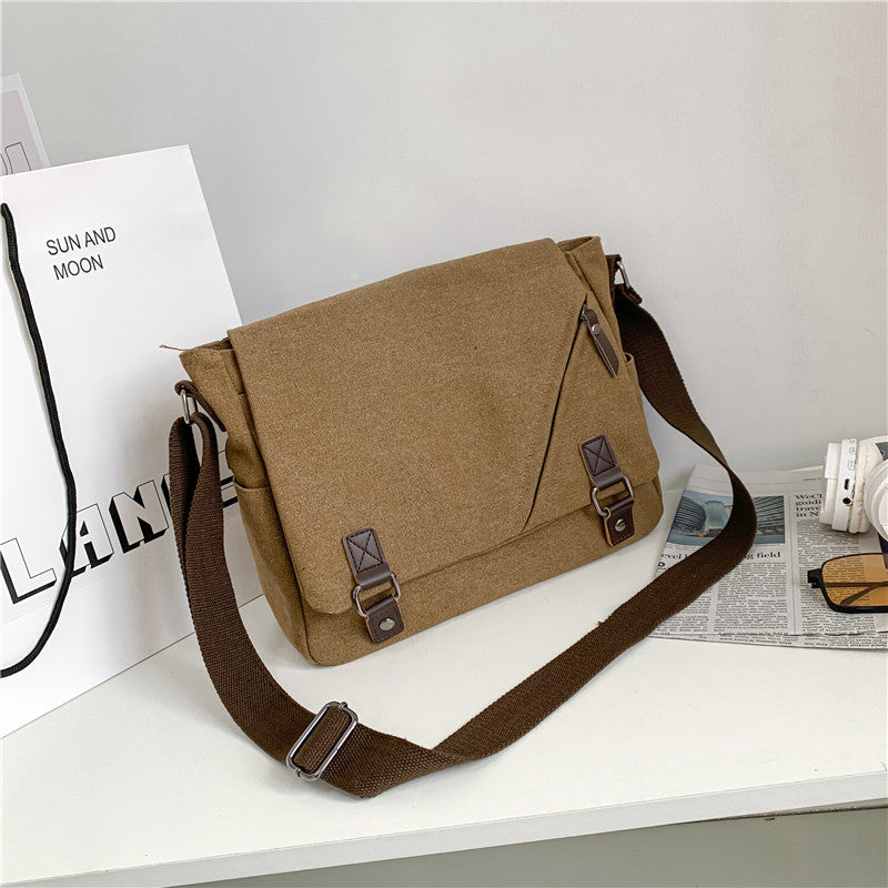 Multifunksjonell messenger bag med justerbar skulderrem Skanto