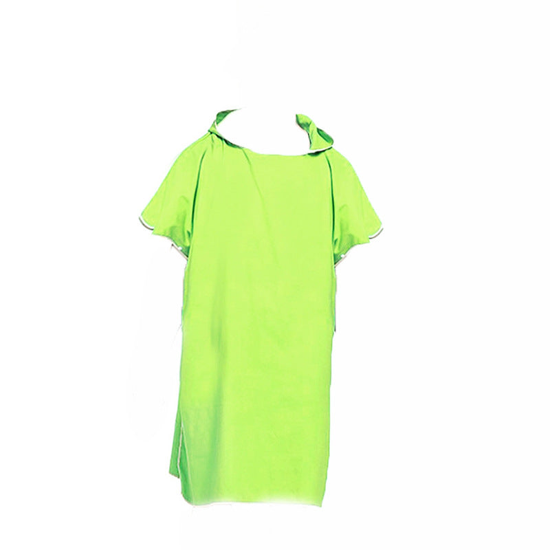 Dame hetteponcho av myk mikrofiberstoff Skanto