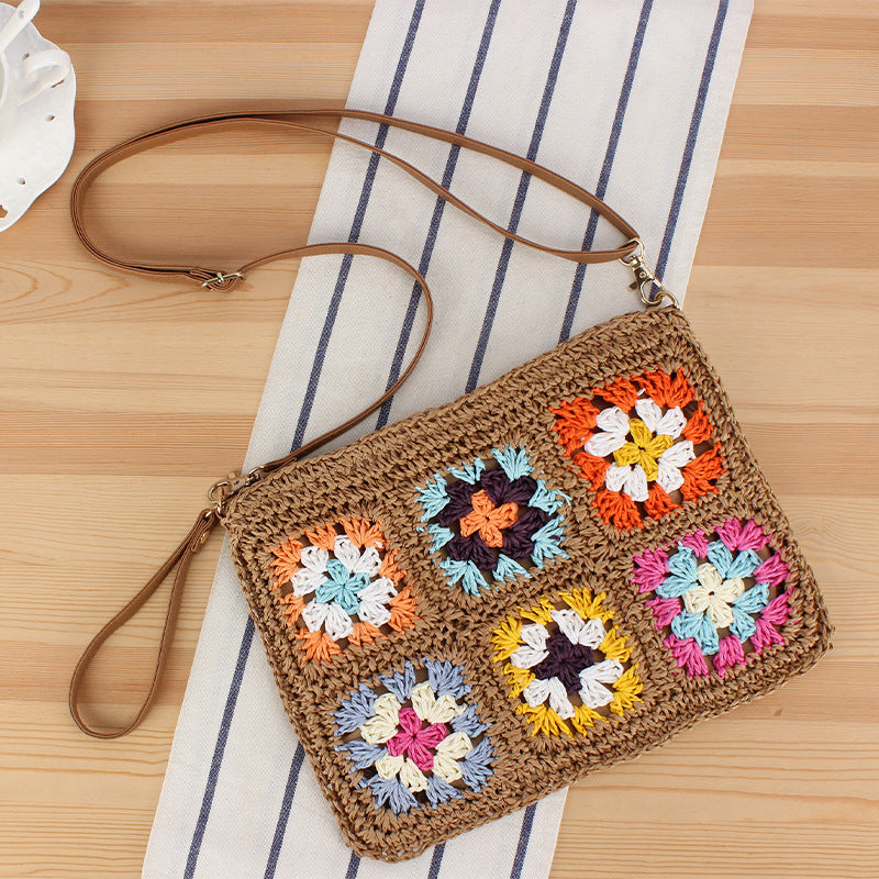 Håndveske i kreativt hekledesign Skanto