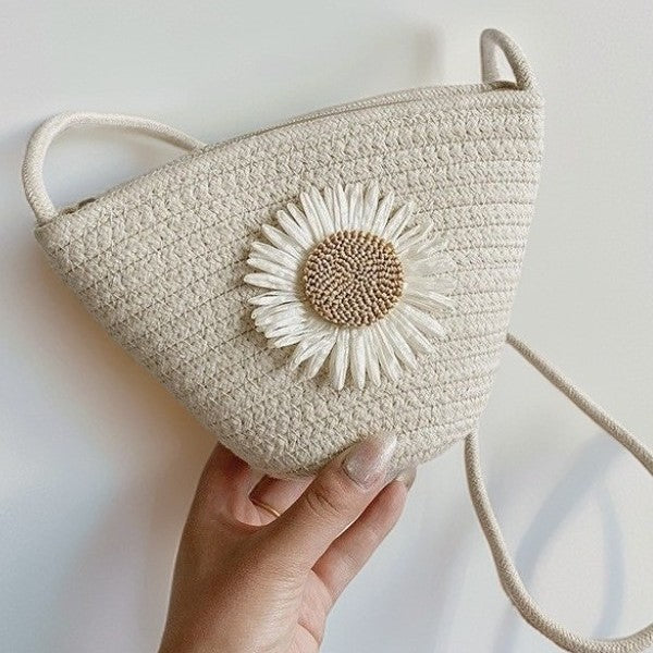 Håndveske med blomsterdesign Skanto