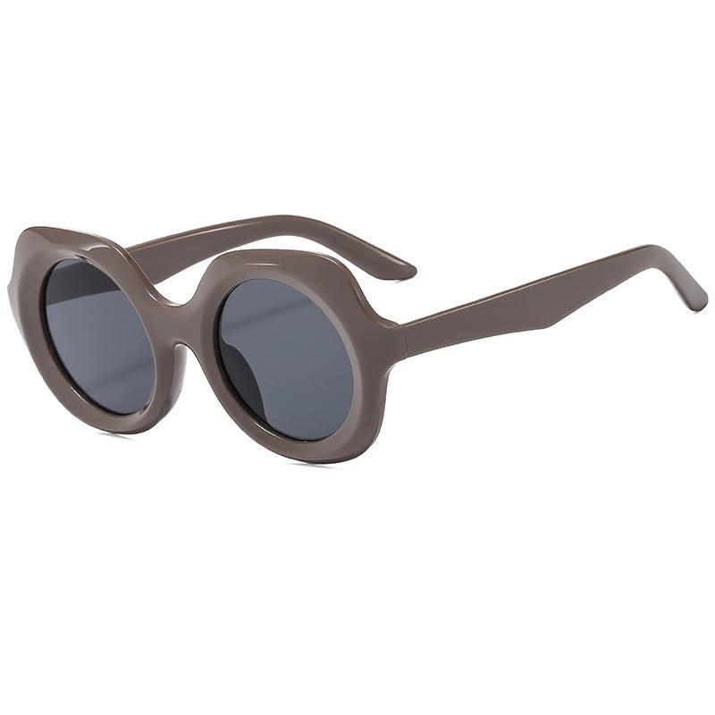 Dame Designer-solbrille med ekstravagant skilpaddeskall-ramme Skanto