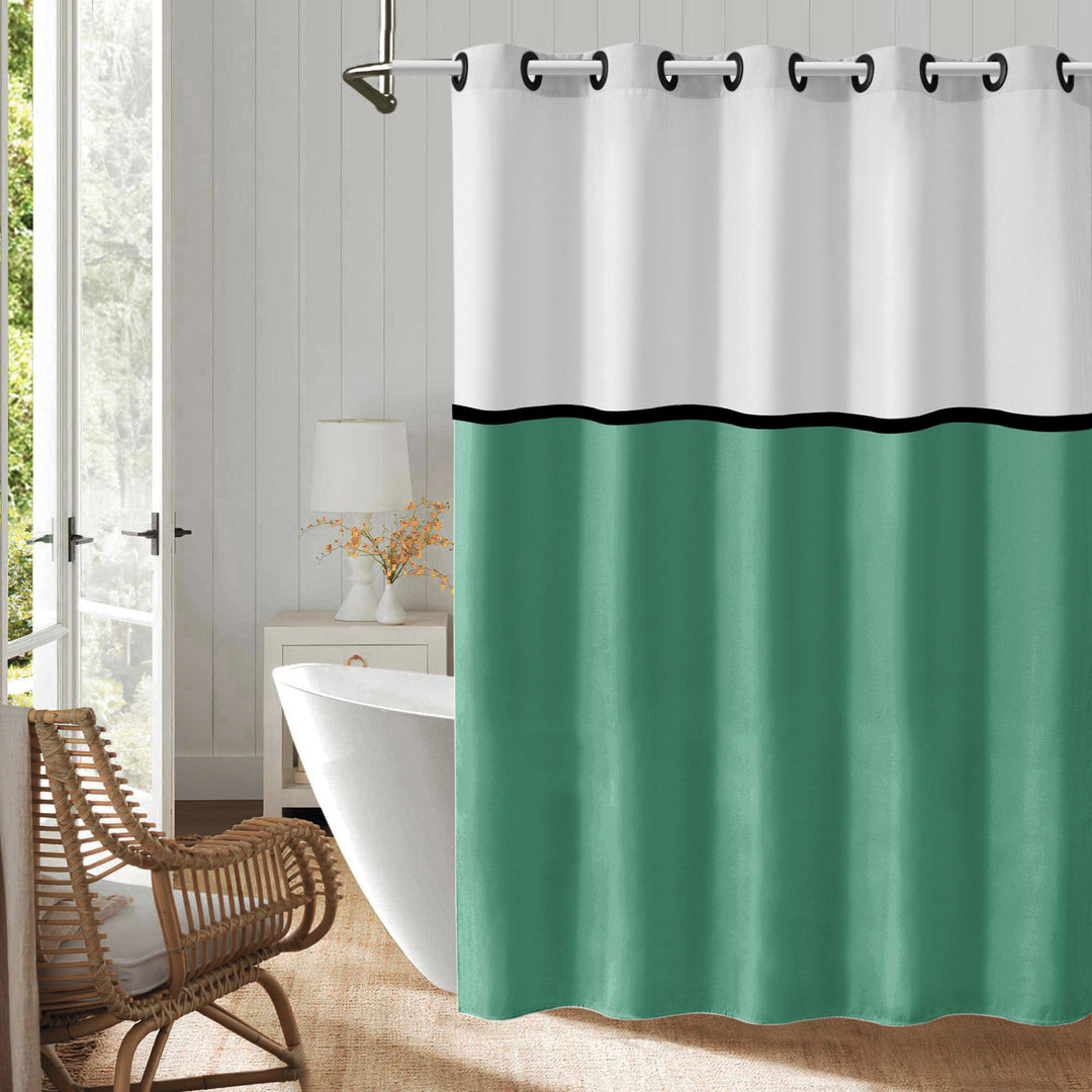 Moderne Geometrisk Design Dusjforheng Skanto