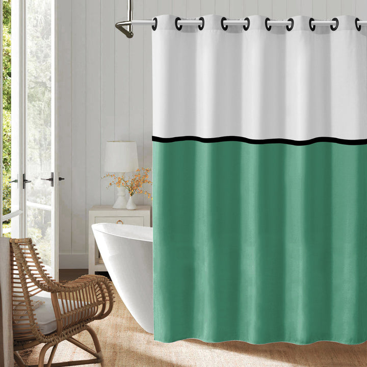 Moderne Geometrisk Design Dusjforheng Skanto