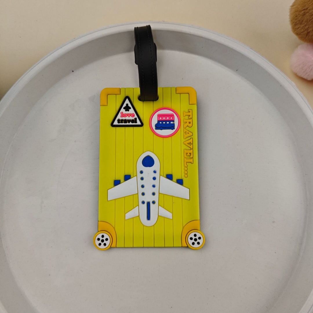 Unisex bagasjetag med morsomt flydesign Skanto