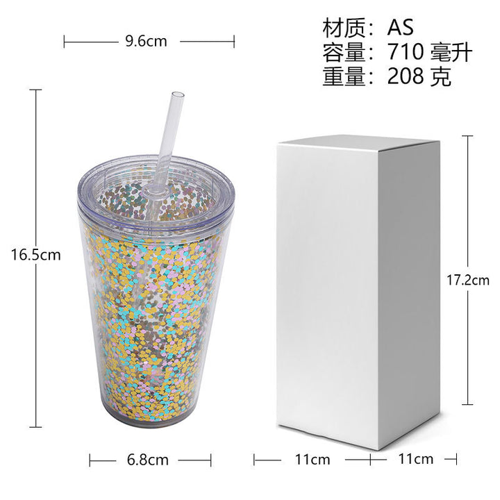 Unisex Glitter Becher Skanto