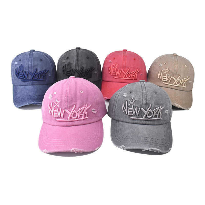 Herre Slitt Casual Brodert Caps Skanto