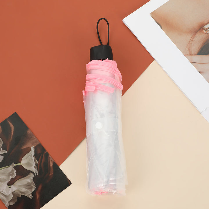 Unisex Automatisk Gjennomsiktig Paraply Skanto