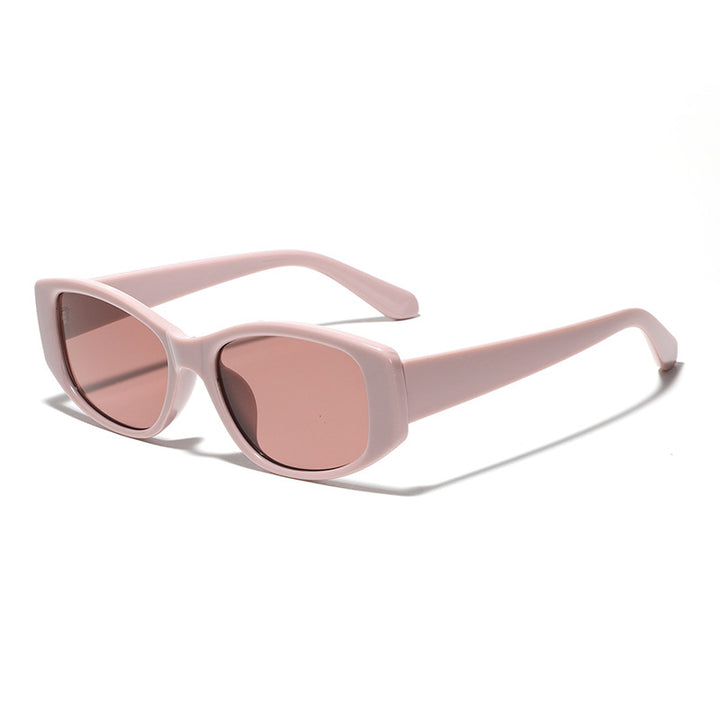 Dame moteriktig katteøye-solbrille med holografisk design Skanto