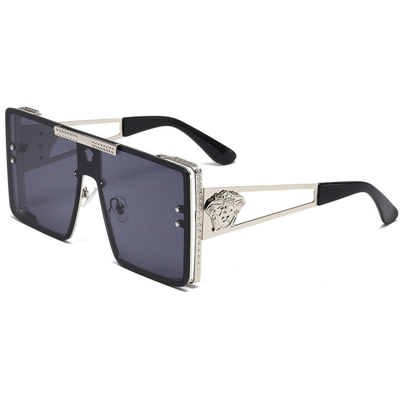 Dame oversized luksuriøs solbrille med filigran designelement Skanto