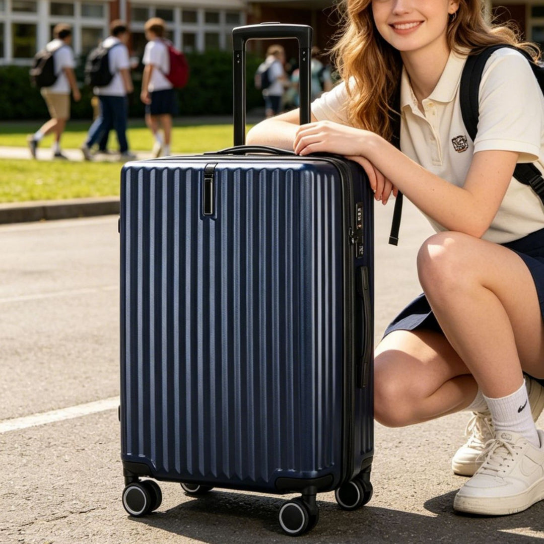 Unisex Hard Shell Spinner Trolley Koffert Skanto