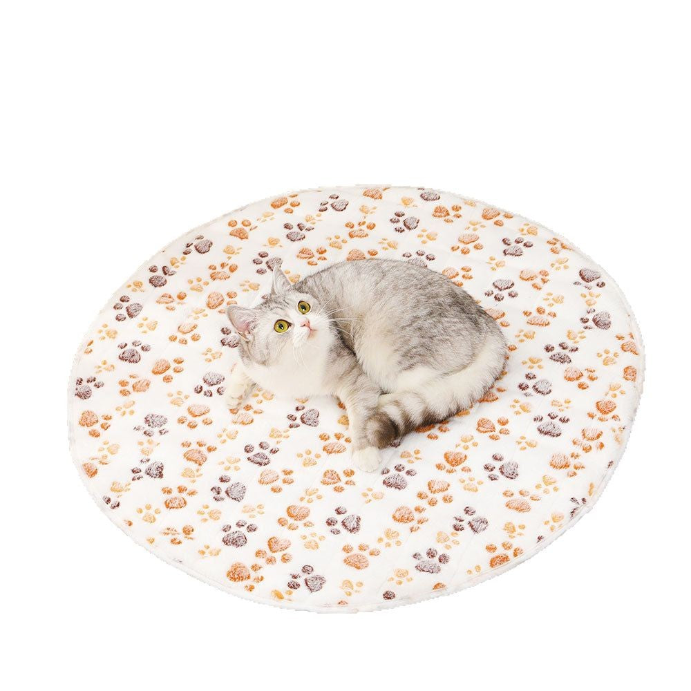 Damer Fuzzy kattseng med rattfritt underlag Skanto