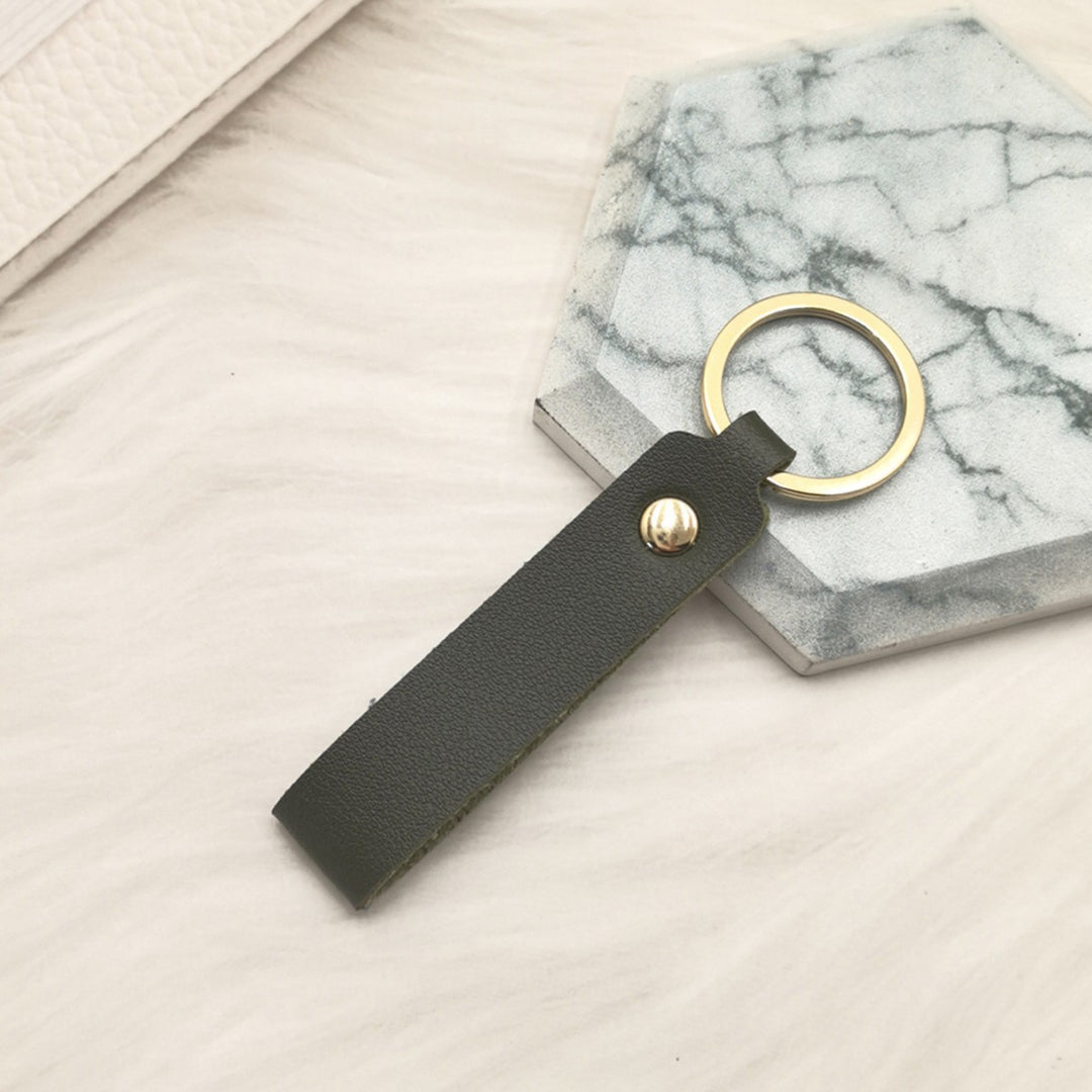 Unisex nøkkelring i høy kvalitet av kunstskinn med stiløs design Skanto