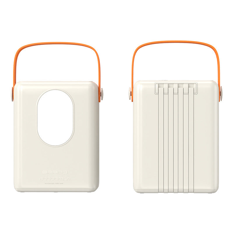 Bærbar powerbank med integrert LED-lampe og multifunksjonelt design Skanto