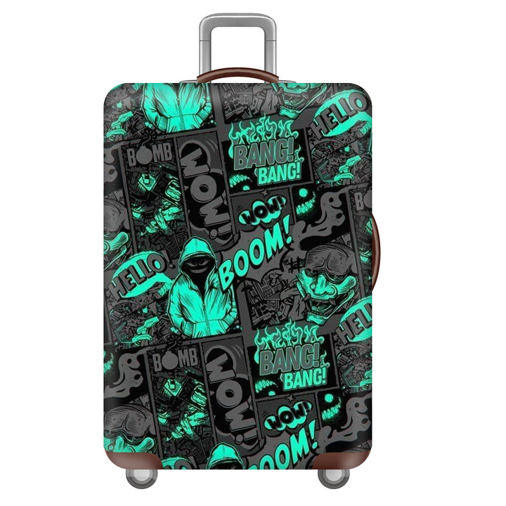 Unisex nan robuster Hartschalen-Trolley med polykarbonat-ytter skall og bilmerke-motif Skanto