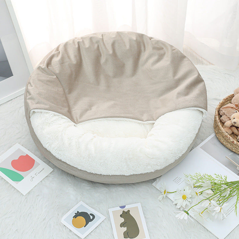 Koselig Rund hundeseng