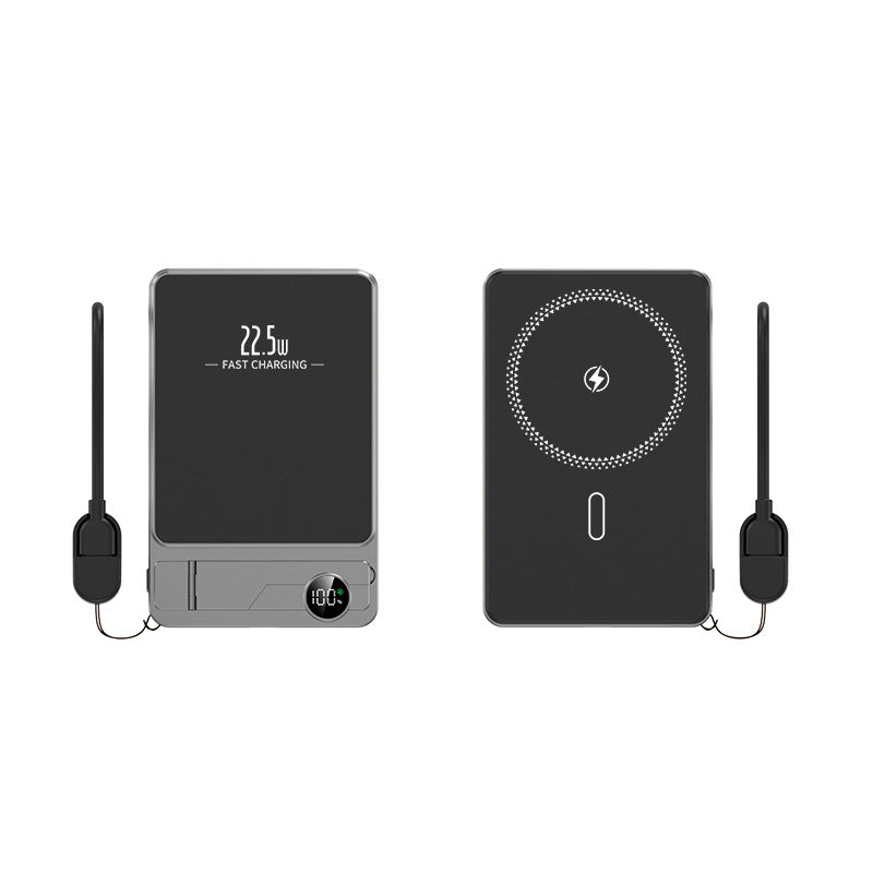 Bærbar powerbank med hurtiglading og LED-skjerm Skanto