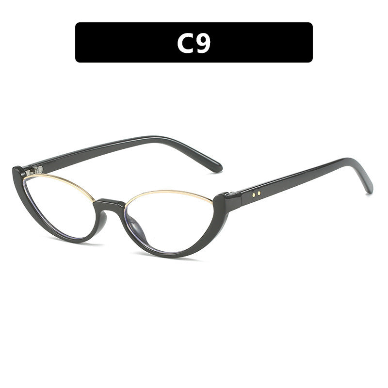 Dame Cat-Eye solbriller med speilte glass og elegant ramme Skanto