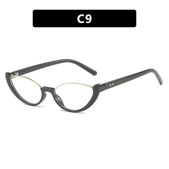 Dame Cat-Eye solbriller med speilte glass og elegant ramme Skanto