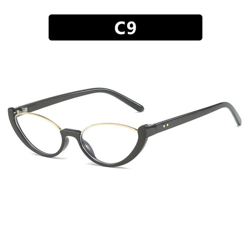 Dame Cat-Eye solbriller med speilte glass og elegant ramme Skanto