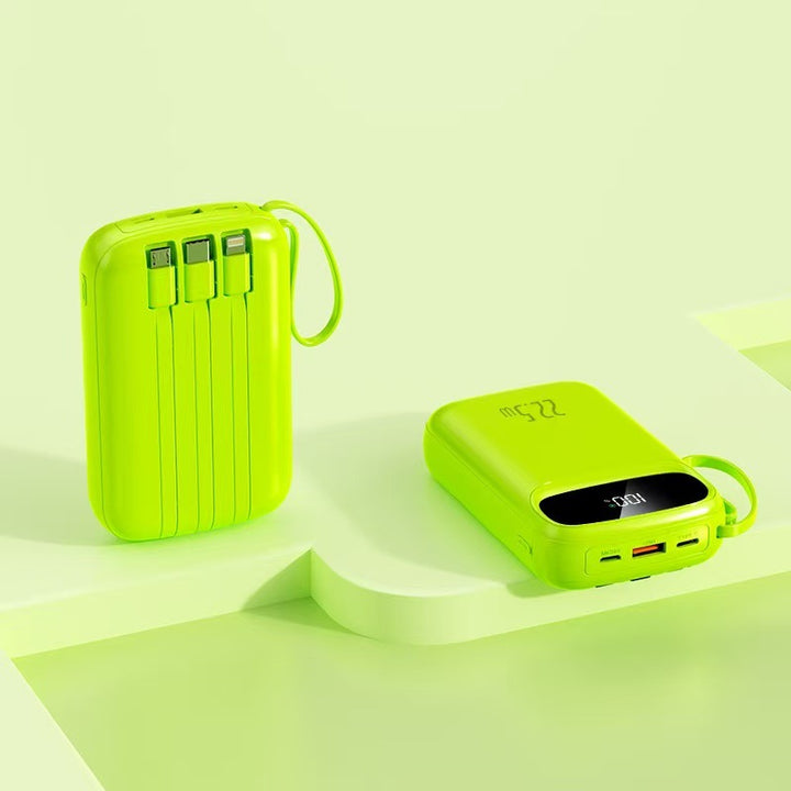 Multifunksjons Powerbank med Innebygd Lcd-Skjerm Fra Skanto