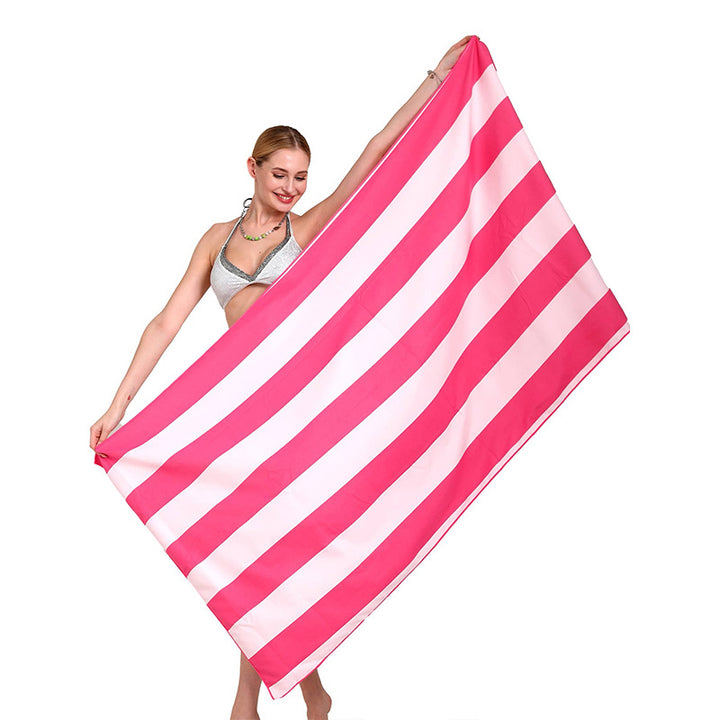 Strandhåndkle med moderne stripemønster Skanto