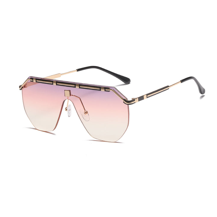 Damer geometrisk Oversized-solbrille Skanto