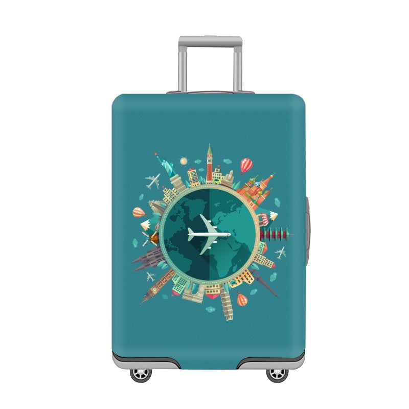 Cartoon Cat Design Hard Shell Luggage Skanto