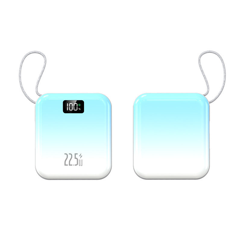 Bærbar powerbank med høymoderne hurtigladingsfunksjon og LED-skjerm Skanto