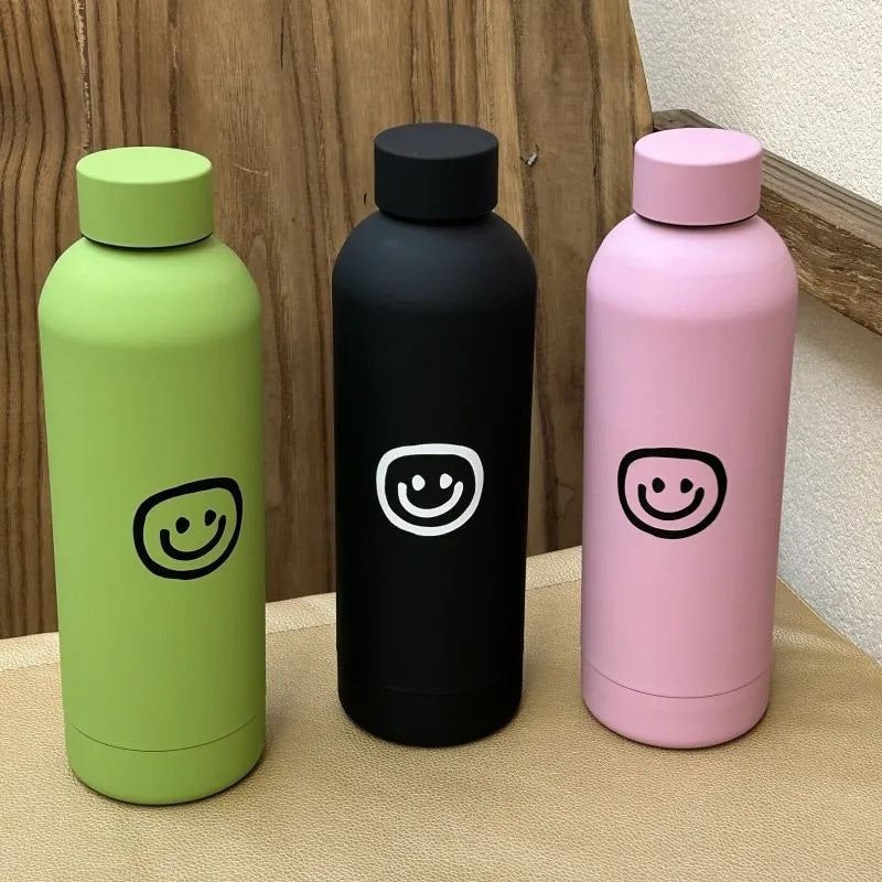Dame-isoleringsflaske med kreativt Smiley-design Skanto